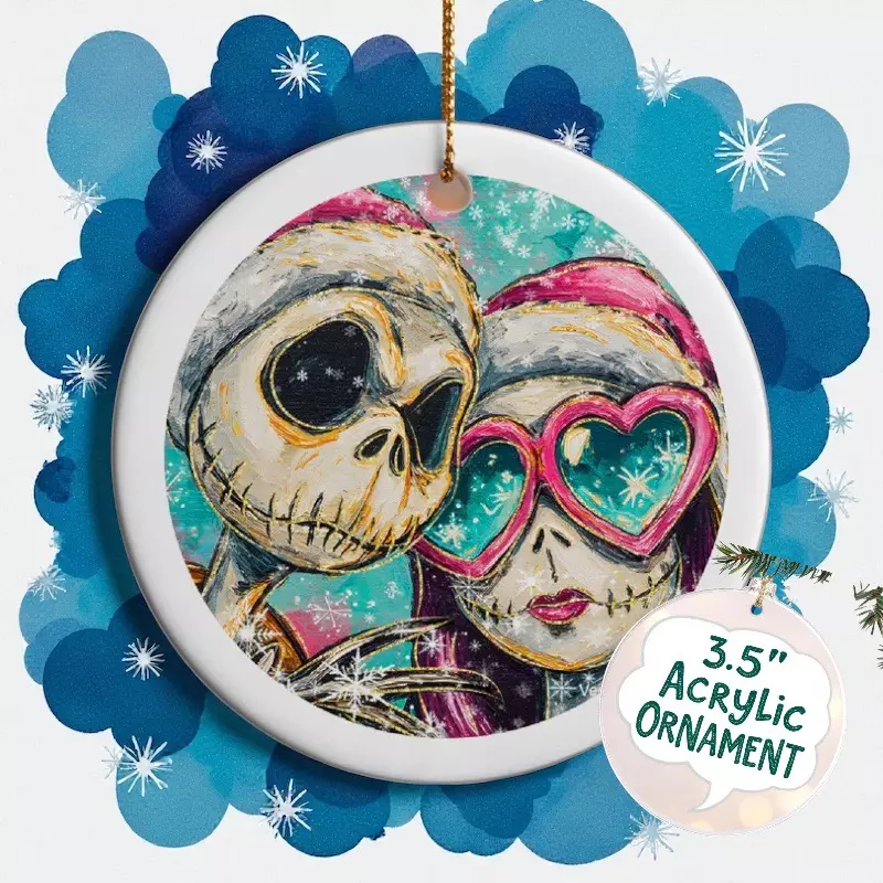 plant/Christmas Love Pop Art Ornament-0