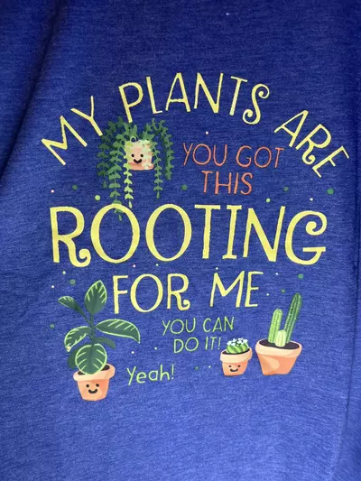 plant/LG T-shirt, My Plants are rooting for me!-0-thumbnail