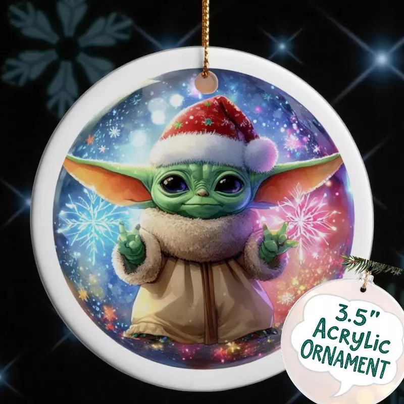 plant/Baby MandoClaus Ornament-0