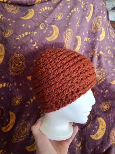 plant/Crocheted hat- orange-0-thumbnail