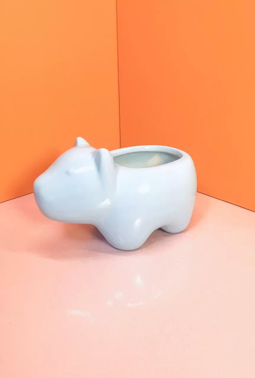 plant/Mini Ceramic Bear Cache Pot | Cloudy Daze-0