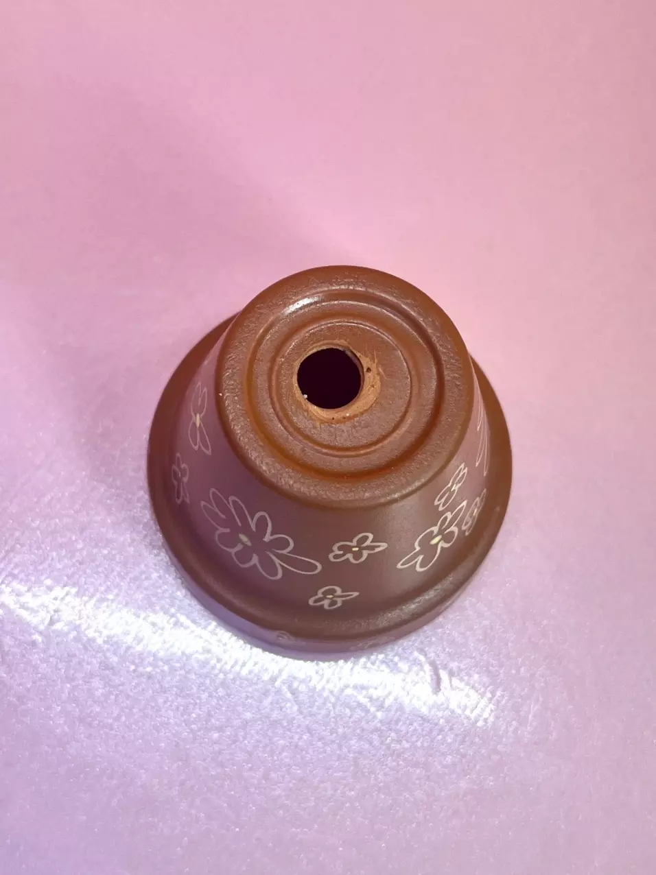 plant/Mini Hand Painted Pot 2.2 in. | Terracotta-3