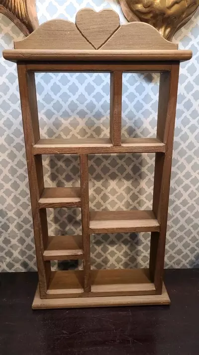 plant/Wood 19" Heart Display Shelf-0-thumbnail