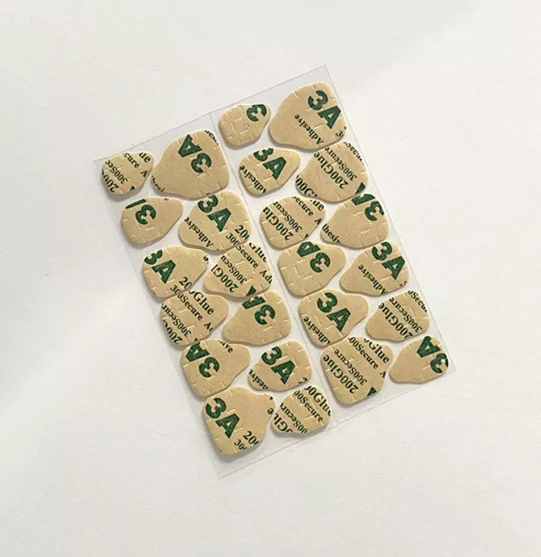 plant/3A Resin Kraft Jelly Nail Adhesive Tabs – Ultra Sticky, Waterproof & No-Trace -PJ001-0
