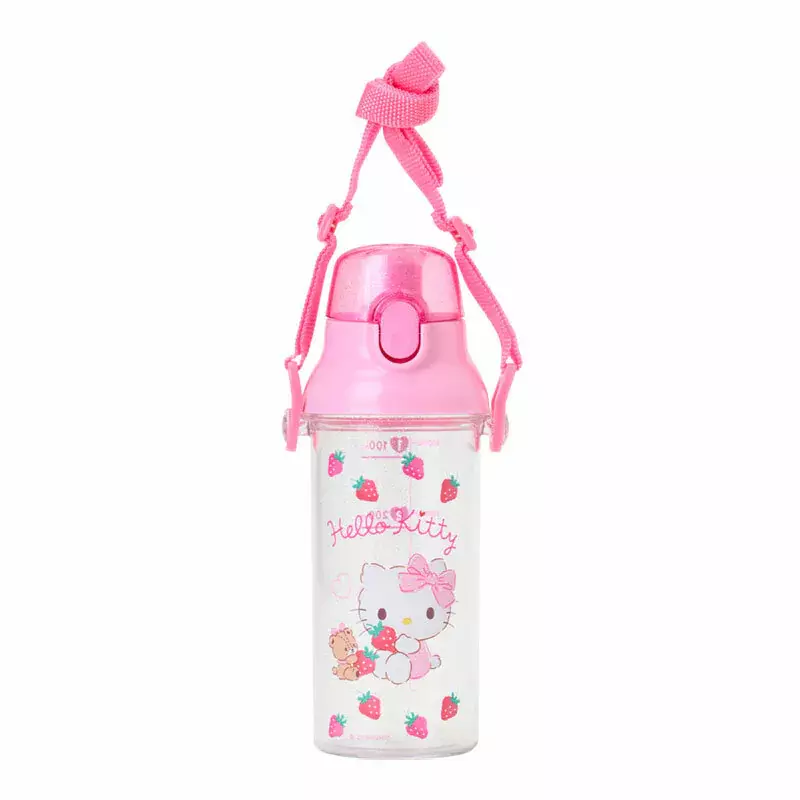 plant/Sanrio Water Bottle with Carrying Strap-0