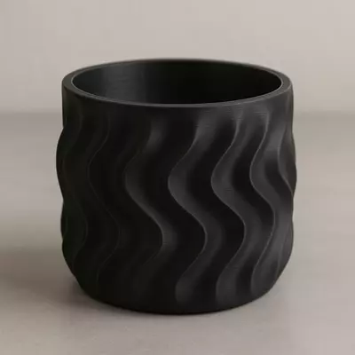 plant/Modern Wavy 3D Printed Planter
-0-thumbnail