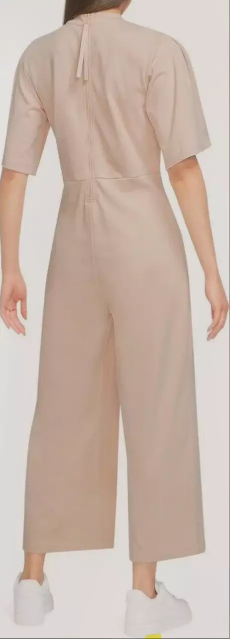 plant/008 S Nike Sportswear Short Sleeve Jersey Cotton Jumpsuit - Sold Out Style-1