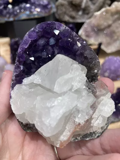 plant/Amethyst and calcite cut base-0-thumbnail