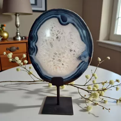 plant/Agate Geode Slice with Stand-0-thumbnail