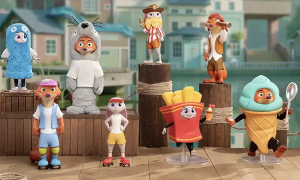 plant/1Box Nick&Judy Best Undercover Series Figure Blind Box-0