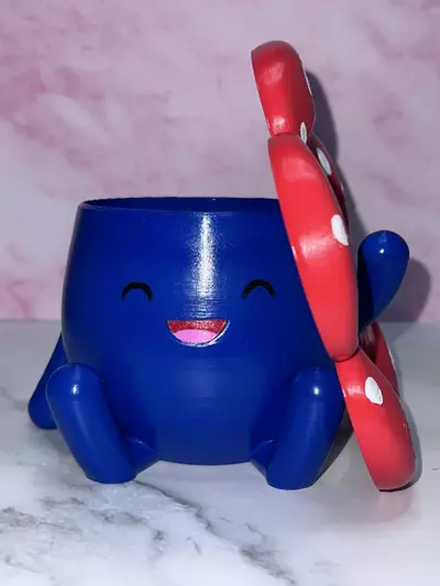 plant/Vileplume Pokemon Flower Succulent Pot Planter 3D Printed Hand Painted WYSIWYG-2-thumbnail