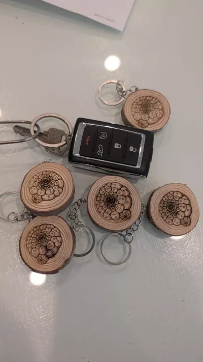 plant/Loph wooden keychains-0-thumbnail