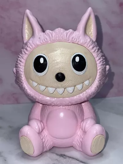 plant/Labubu Flower Succulent Pot Planter 3D Printed Hand Painted WYSIWYG-2-thumbnail