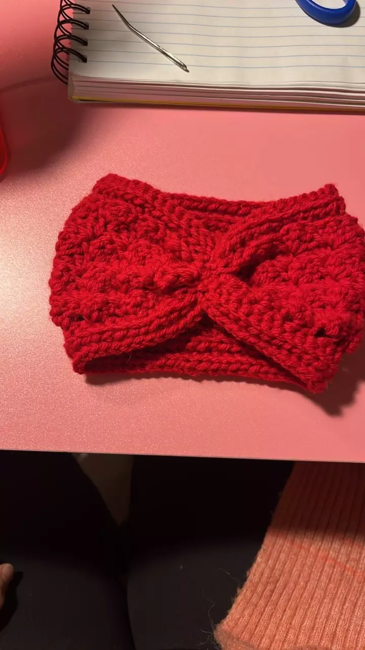 plant/Red ear warmer/baby size-0