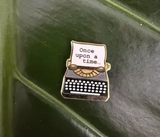 plant/magnet once upon a time typewriter-0