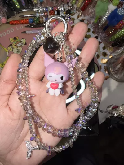 plant/Phone/purse chain - Kuromi add-on-0-thumbnail