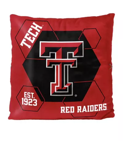 plant/NCAA Texas Tech Red Raiders Connector Velvet Reverse Pillow 16x16 Inches-0-thumbnail