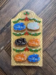 plant/magnet sleeping cat- midnight blue-0-thumbnail