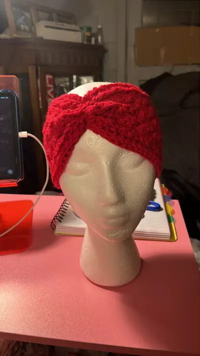 plant/Red ear warmer/toddler size-0-thumbnail
