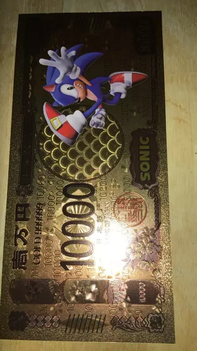 free_shipping/Sonic 24kt gold foil Mihon Ginko 10000-0-thumbnail