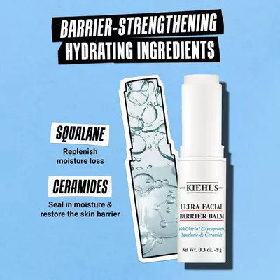 plant/$32 MSRP Kiehl's Ultra Facial Barrier Balm Stick with Squalane NIB-3-thumbnail