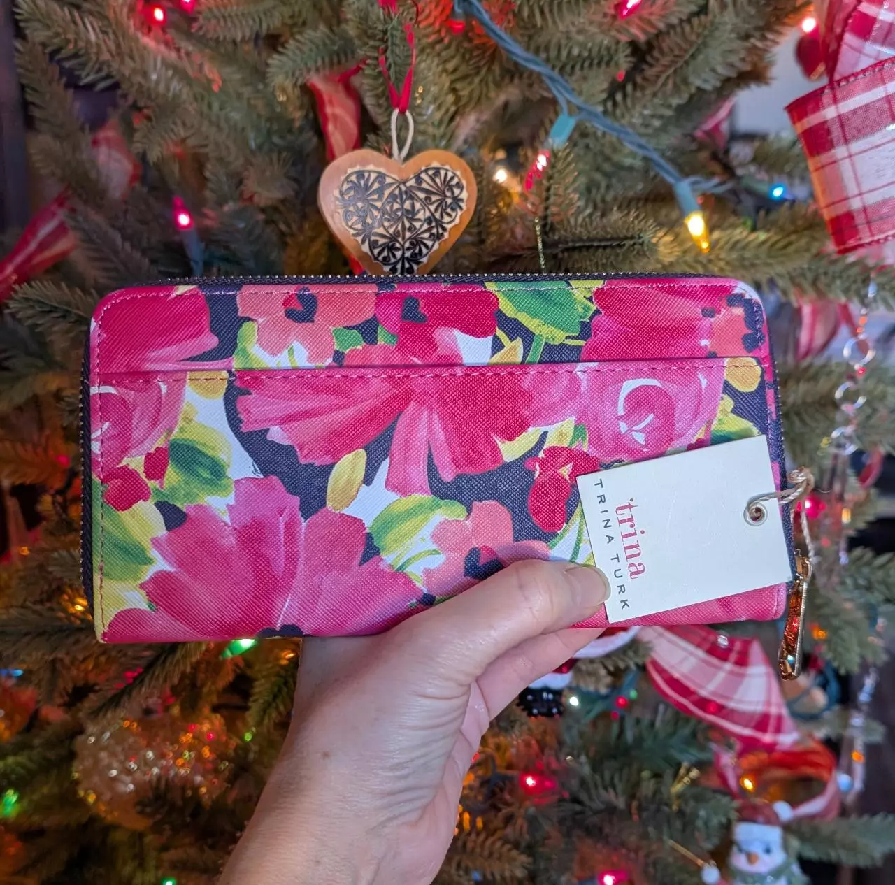 plant/Trina Turk Floral Wallet New With Tag-0