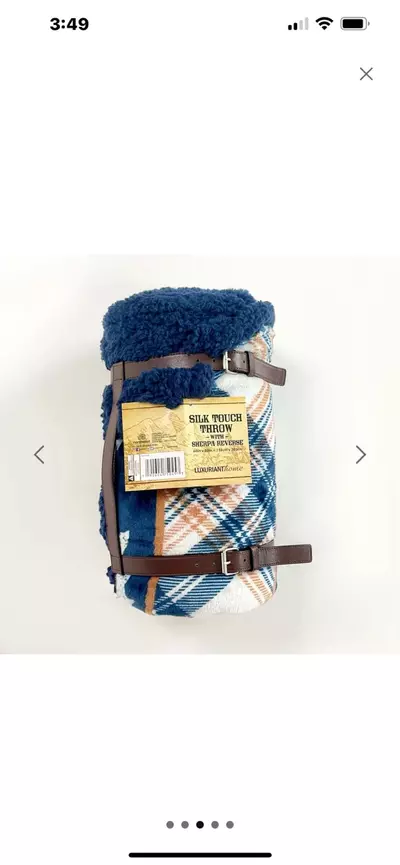 plant/River Trail Silk Touch Sherpa Throw Blanket 60x80Inches-2-thumbnail