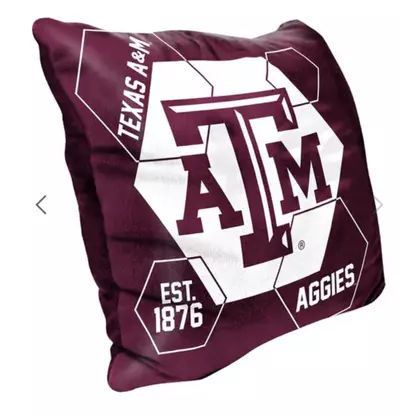 plant/NCAA Texas A&M Aggies Connector Velvet Reverse Pillow 16x16 Inches-1-thumbnail