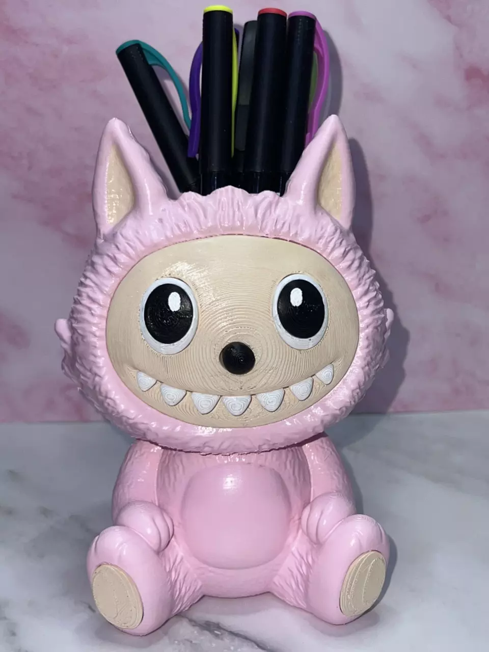 plant/Labubu Flower Succulent Pot Planter 3D Printed Hand Painted WYSIWYG-1