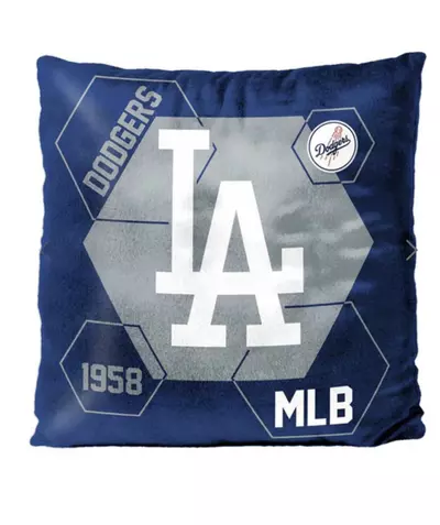plant/MLB Los Angeles Dodgers Connector Velvet Reverse Pillow 16 x 16 Inches-1-thumbnail
