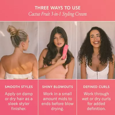 plant/$16 MSRP Dae Hair Cactus Fruit 3-in-1 Styling Cream 1 fl oz-1-thumbnail