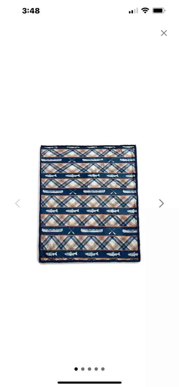 plant/River Trail Silk Touch Sherpa Throw Blanket 60x80Inches-0