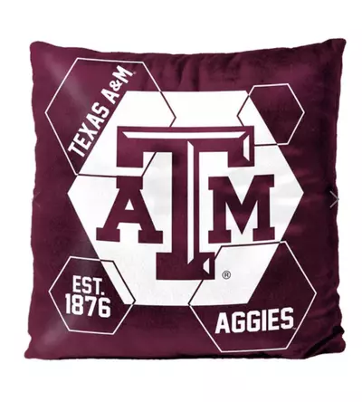plant/NCAA Texas A&M Aggies Connector Velvet Reverse Pillow 16x16 Inches-0-thumbnail