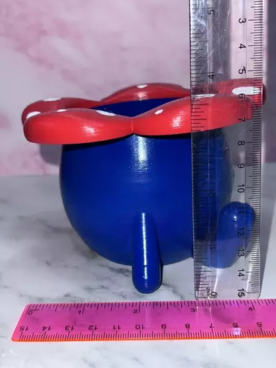 plant/Vileplume Pokemon Flower Succulent Pot Planter 3D Printed Hand Painted WYSIWYG-4-thumbnail