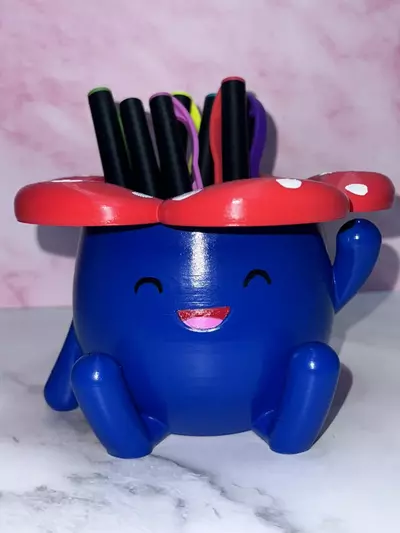 plant/Vileplume Pokemon Flower Succulent Pot Planter 3D Printed Hand Painted WYSIWYG-1-thumbnail