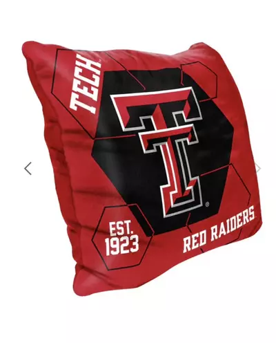 plant/NCAA Texas Tech Red Raiders Connector Velvet Reverse Pillow 16x16 Inches-1-thumbnail