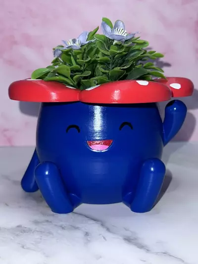 plant/Vileplume Pokemon Flower Succulent Pot Planter 3D Printed Hand Painted WYSIWYG-0-thumbnail