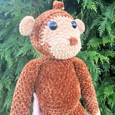 plant/PDF Crochet Pattern: Momo the Monkey!🐵🐒 (NOT a physical product!)-3-thumbnail