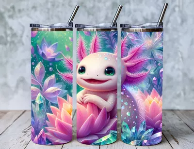 plant/Axolotl 20oz Tumbler – Handmade (SHIPS FREE)-0-thumbnail