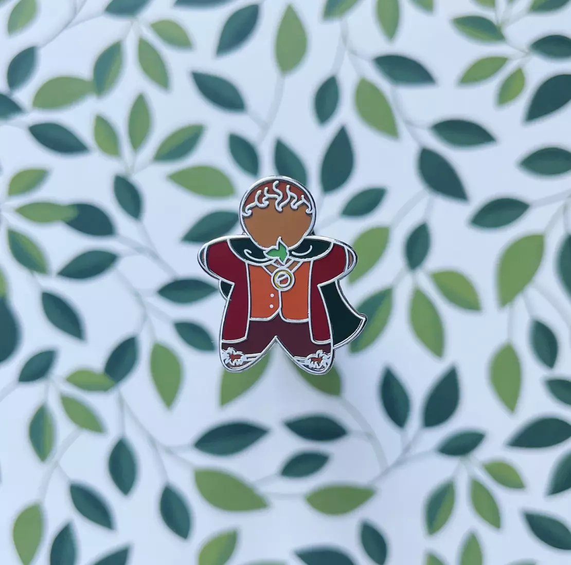 plant/Gingerbread Door- Ring Carrier Pin-0