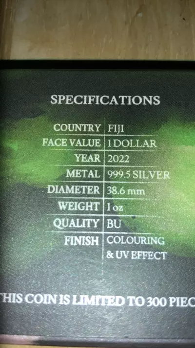 plant/2022 Fiji-Earth “Zombies” 1 oz silver coin finish of coloring and UV effect-1-thumbnail