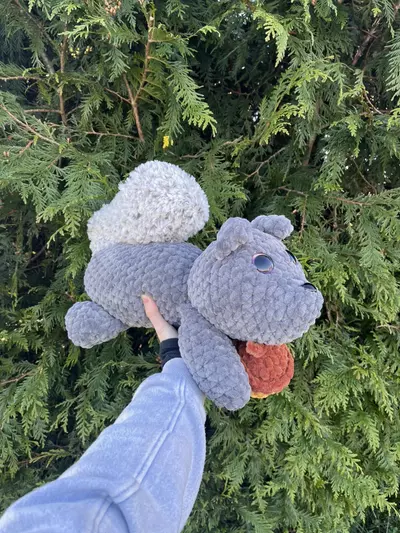 plant/PDF Crochet Pattern: Splooting Squirrel! 🐿️ (NOT a physical product!)-5-thumbnail