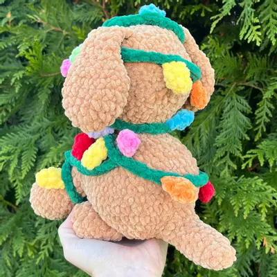 plant/PDF Crochet Pattern: Christmas Pup Dress Up!🎄🐶 (NOT a physical product!)-7-thumbnail