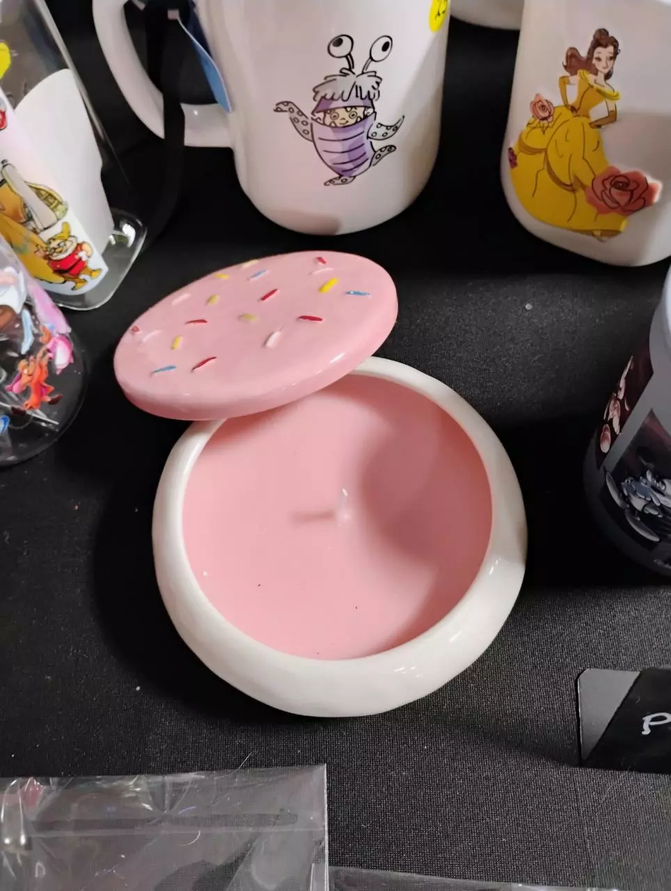 plant/Candle trinket Dish sugar cookie scent-0