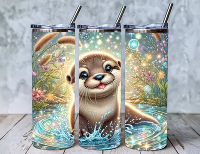 plant/Otter 20oz Tumbler – Handmade (SHIPS FREE)-0-thumbnail