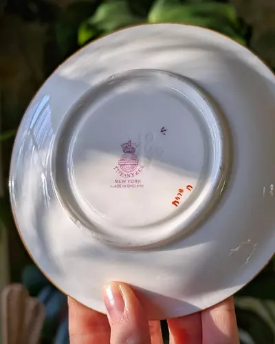 plant/Antique pair of Minton for Tiffany & Co demi-tasse cups and saucers-6-thumbnail