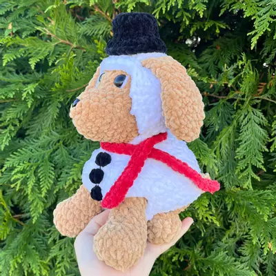 plant/PDF Crochet Pattern: Christmas Pup Dress Up!🎄🐶 (NOT a physical product!)-3-thumbnail