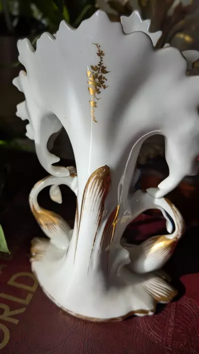 plant/antique French porcelain vase c. mid 19th century-3-thumbnail