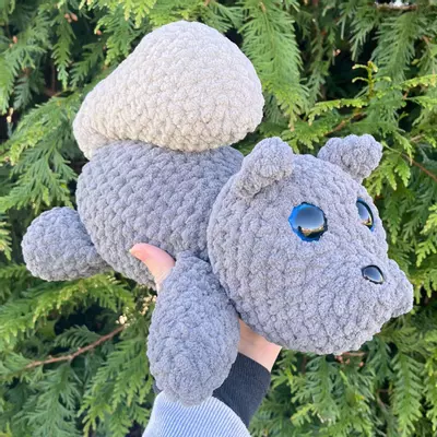 plant/PDF Crochet Pattern: Splooting Squirrel! 🐿️ (NOT a physical product!)-2-thumbnail