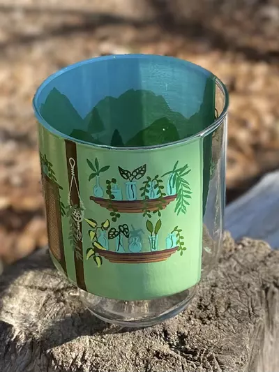 plant/Handpainted Glass Cache Pot-6-thumbnail